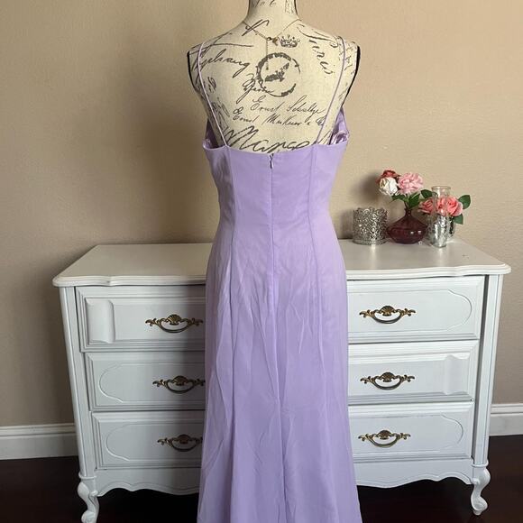 Lilac evening gown - Picture 6 of 7
